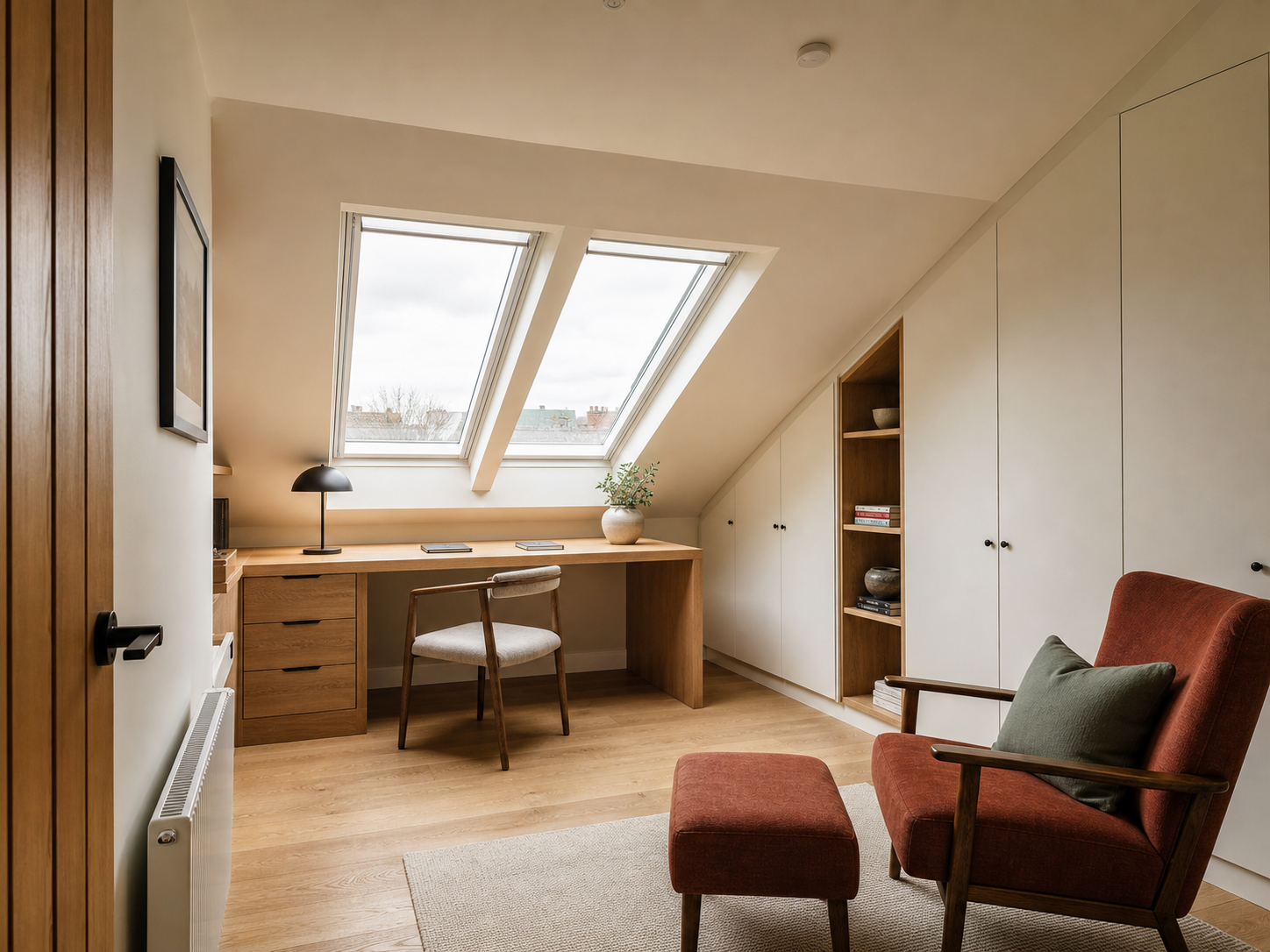 Completed attic conversion